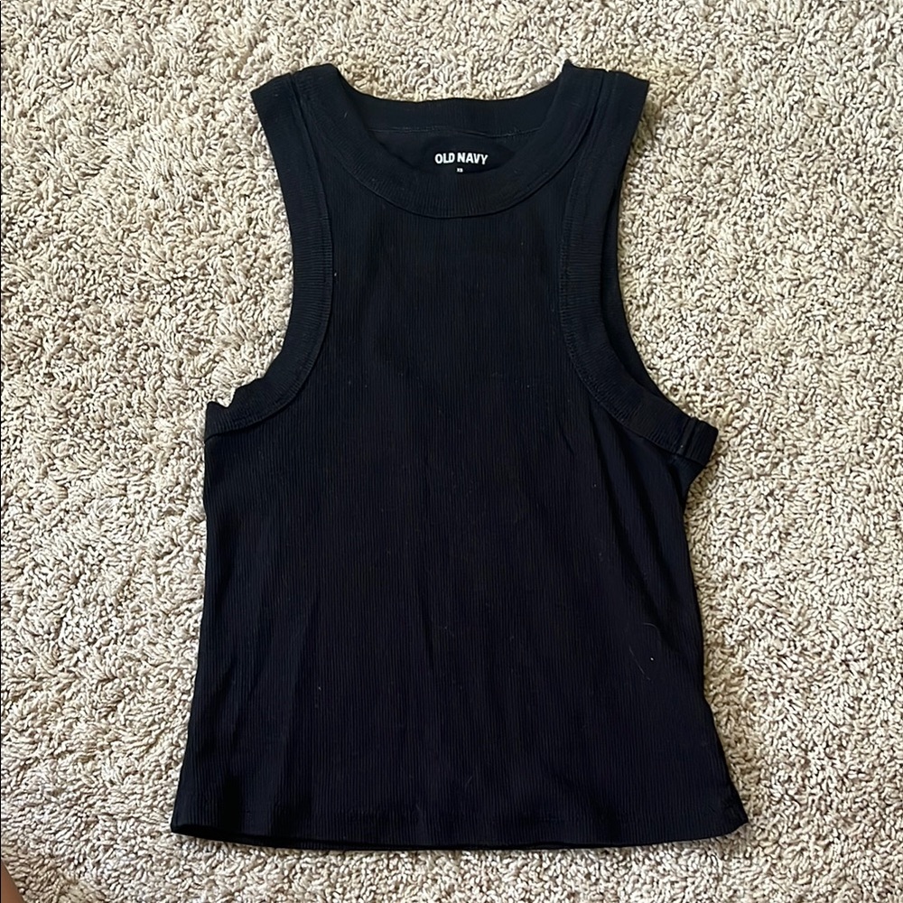 Old Navy Black Sleeveless Tank Top